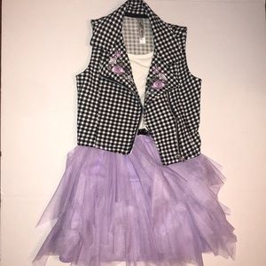 Knitworks Girl’s Dress w/ Vest & Belt